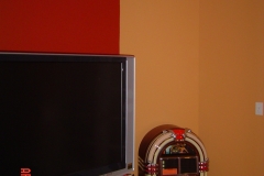 a fun t.v room