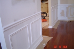 repairing walls prior to paint